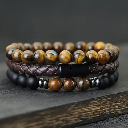 XSpiritual™- Shadow Stone Men's bracelet