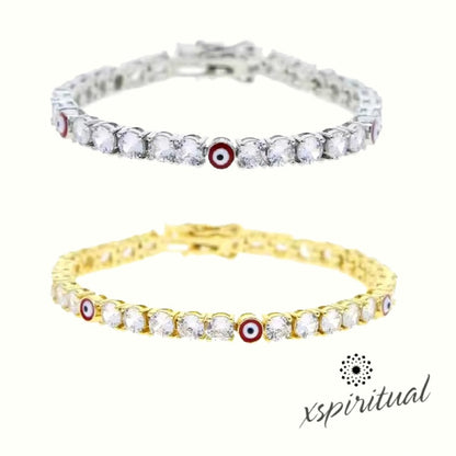 Xspiritual™-“Eye of Light” tennis bracelet