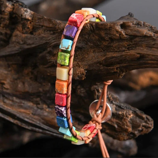 XSpiritual™- Chakra bracelet with Emperor stone