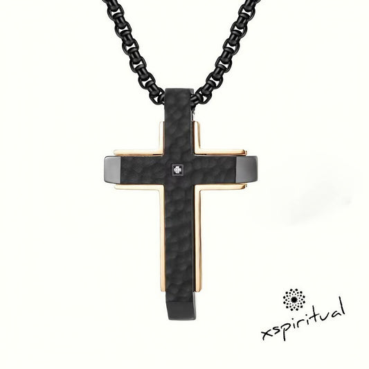 XSpiritual™- “Protection of the Cross” steel necklace