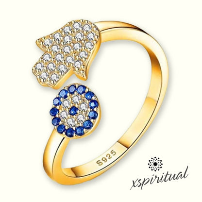 XSpiritual™- “Guardians of Light” Adjustable Women's Ring