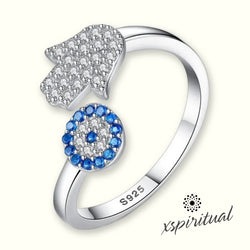 XSpiritual™- “Guardians of Light” adjustable women's ring