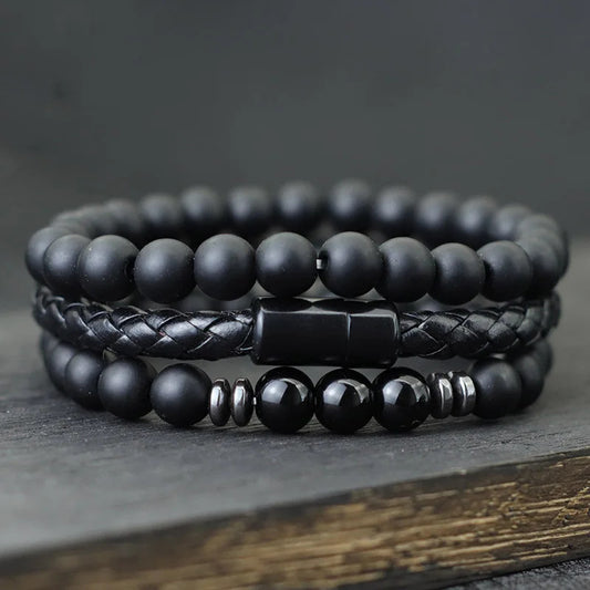 XSpiritual™- Shadow Stone Men's bracelet