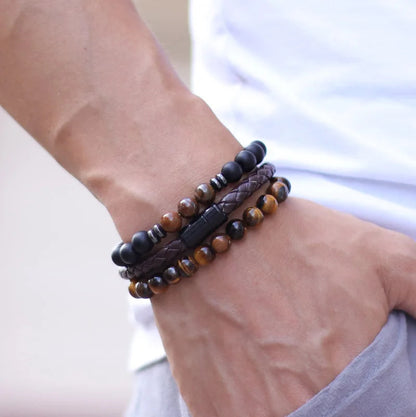 XSpiritual™- Shadow Stone Men's bracelet