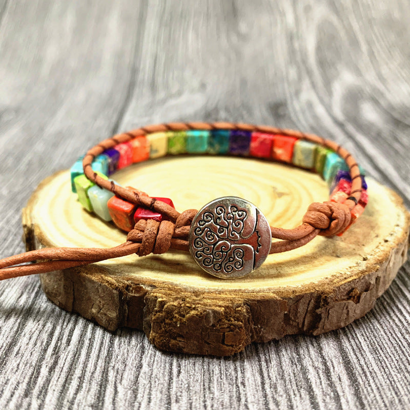 XSpiritual™- Chakra bracelet with Emperor stone