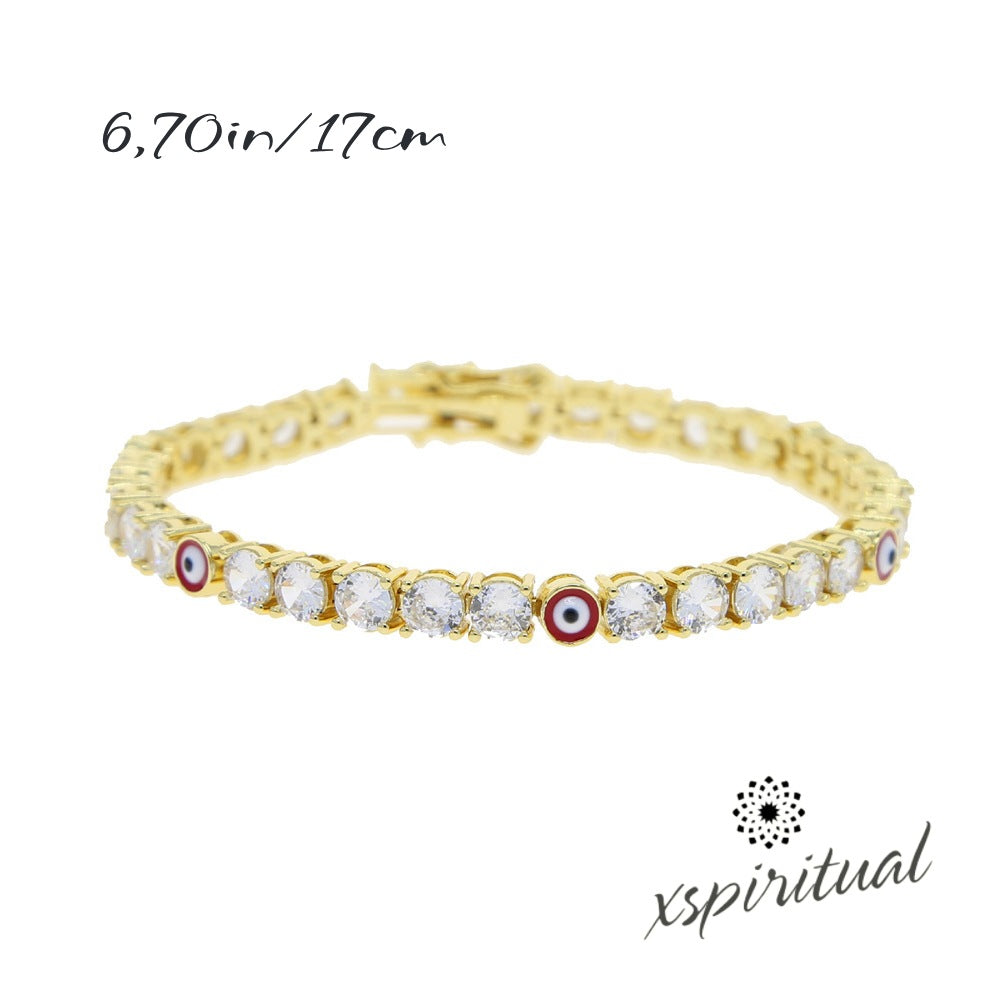 Xspiritual™-“Eye of Light” tennis bracelet