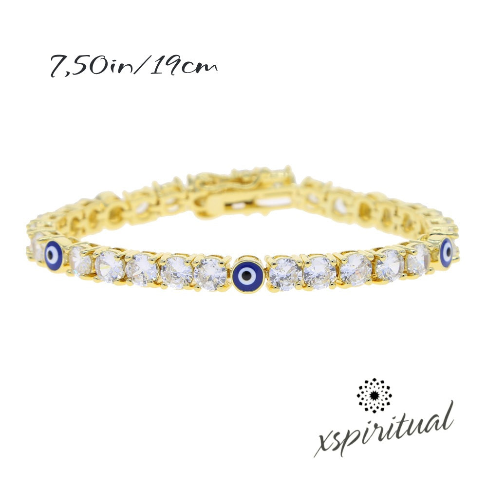 Xspiritual™-“Eye of Light” tennis bracelet