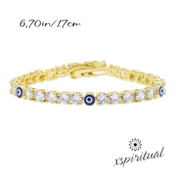 Xspiritual™-“Eye of Light” tennis bracelet