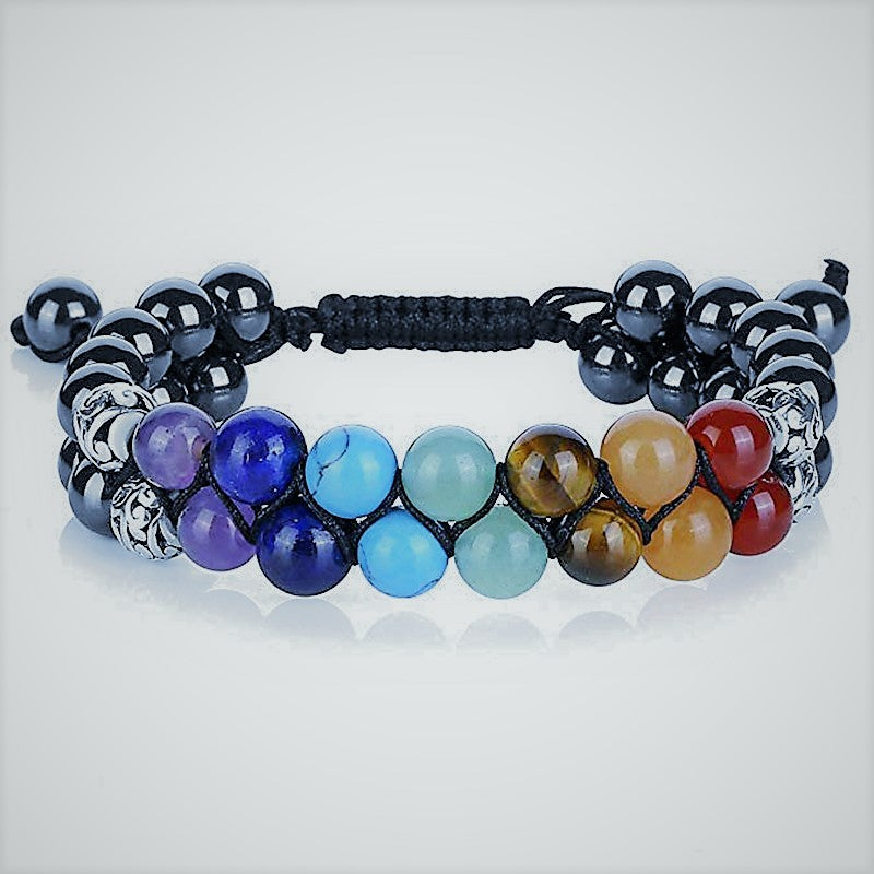 XSpiritual™- Double row "Chakra" bracelet