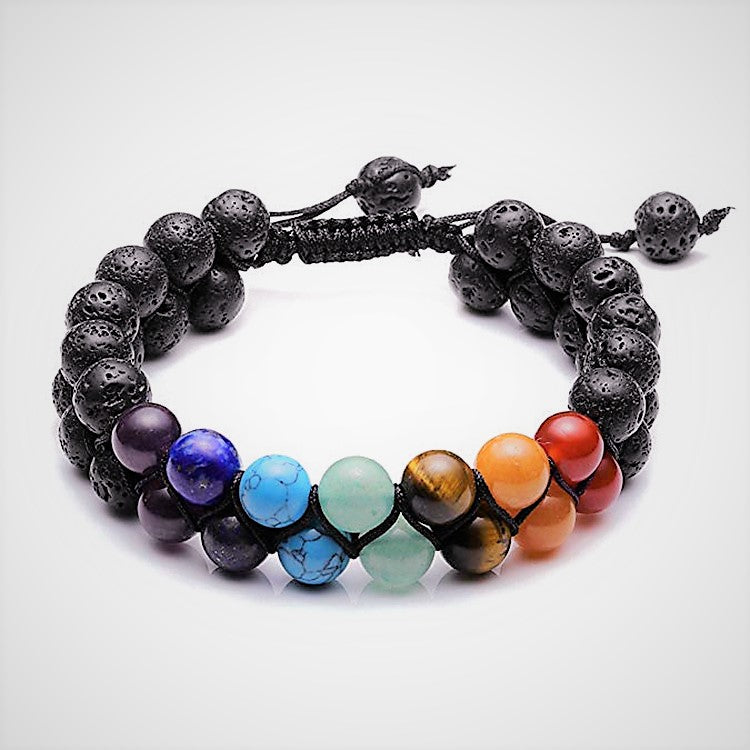 XSpiritual™- Double row Chakra bracelet