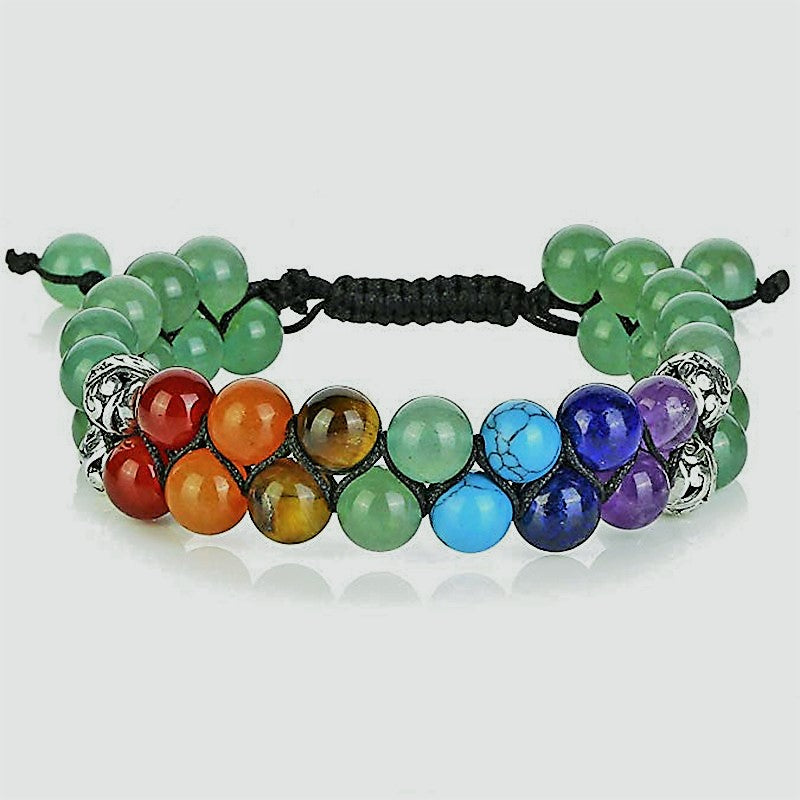 XSpiritual™- Double row Chakra bracelet