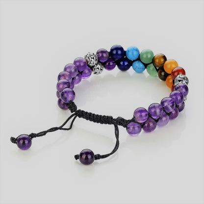 XSpiritual™- Double row "Chakra" bracelet