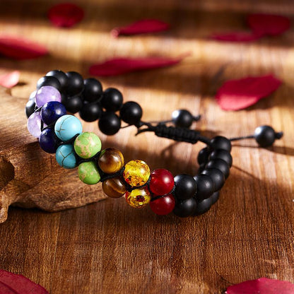 XSpiritual™- Double row "Chakra" bracelet